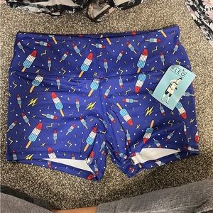 Fleo Bomb Pop Athletic Shorts NWT, XL